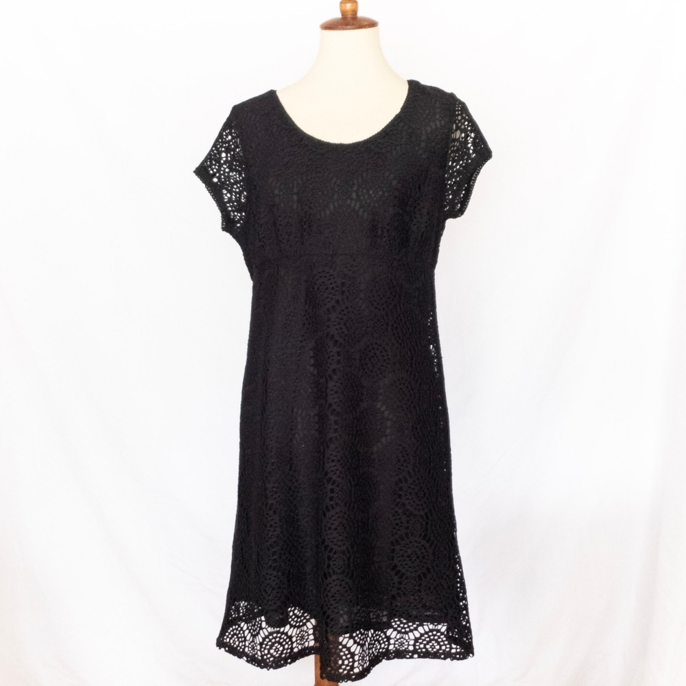Madison Crochet Lace Medallion Dress